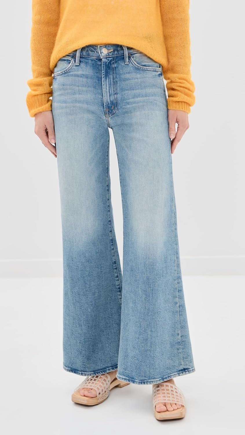 MOTHER Women's Petite Lil Hustler Roller Sneak Jeans - Image 2