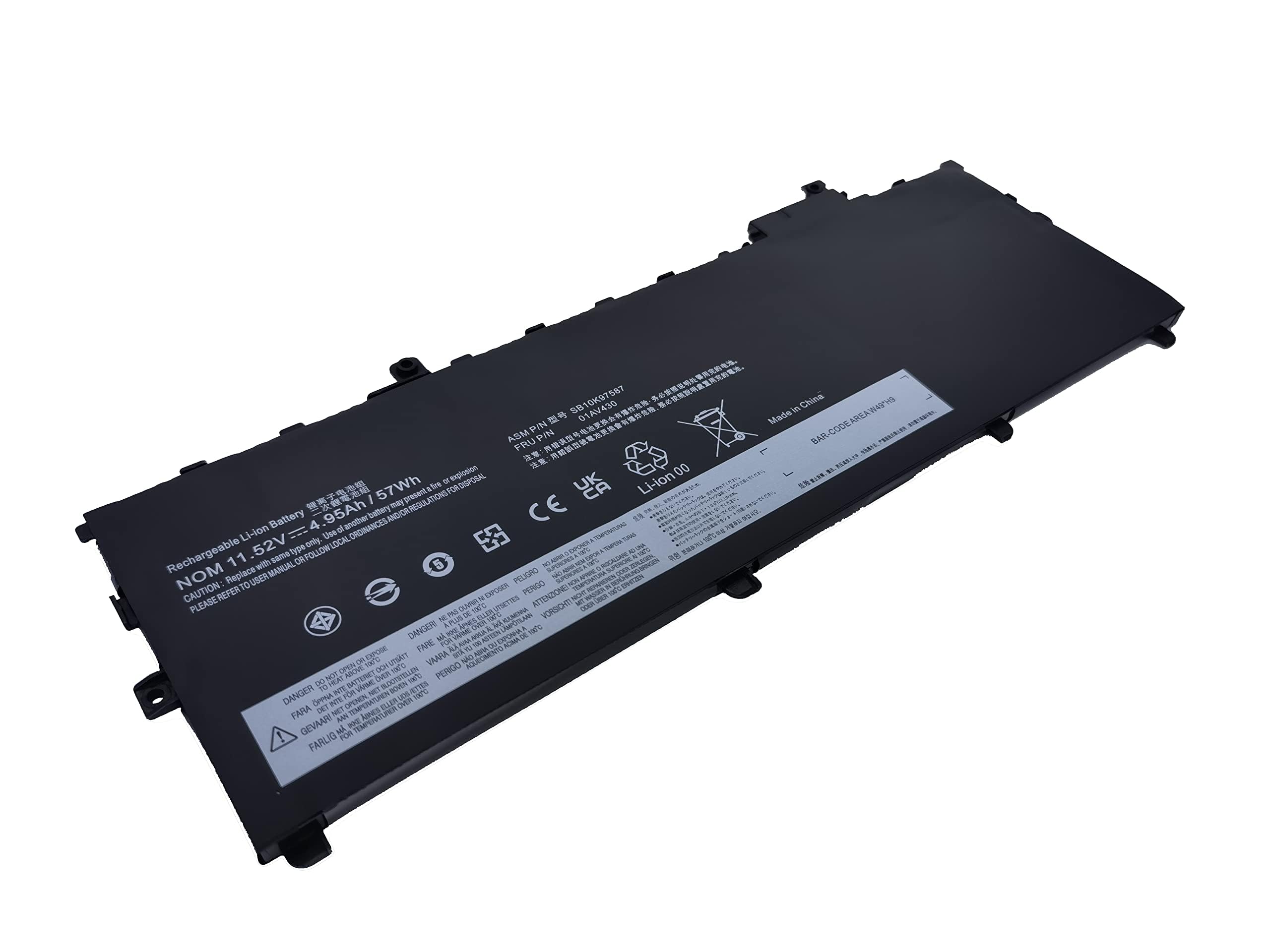 ThinkPad X1 Carbon 5th 6th 17/2018 バッテリー Amazon.com: RDSJ 01AV429 01AV430 01AV431 01AV494 Laptop