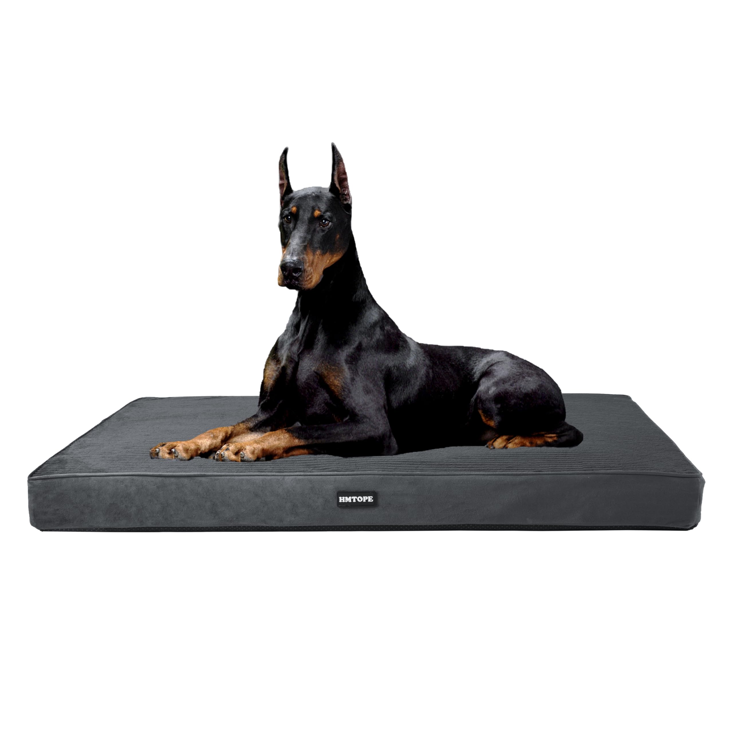 HMTOPE Orthopädisches Hundebett, Hundekissen für Kleine Hunde, Mittelgroße Hunde, Grosse Hunde, Abnehmbar und Waschbar Hundematte, rutschfeste Unterseite, Wasserdichtes Innenfutter