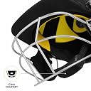 DSC Avenger PRO Premium Cricket Helmet for Men & Boys (Fixed Spring Steel Grill | Back Support Strap | Neck Guard |Lightweight| Size : Extra Large (Black) gallery image