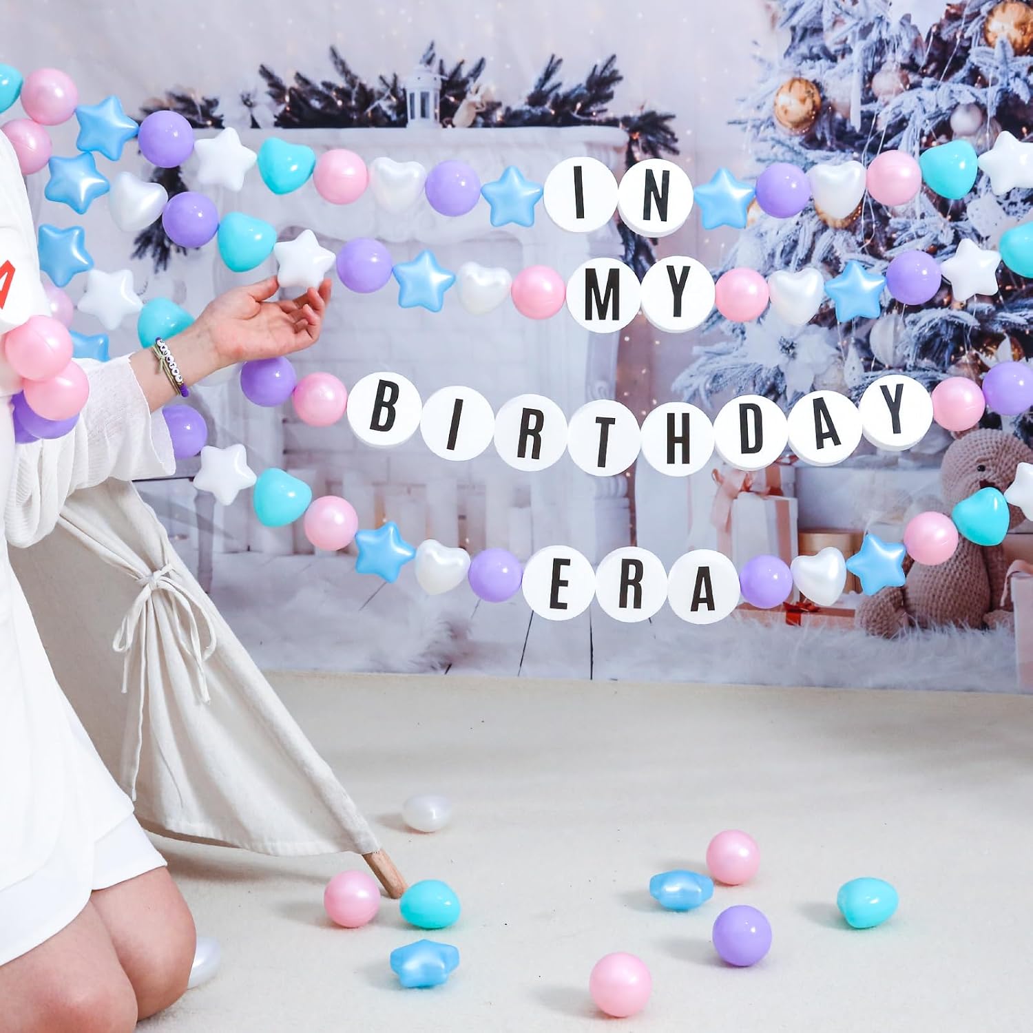 200 DIY Giant Friendship Bracelet Birthday Banner