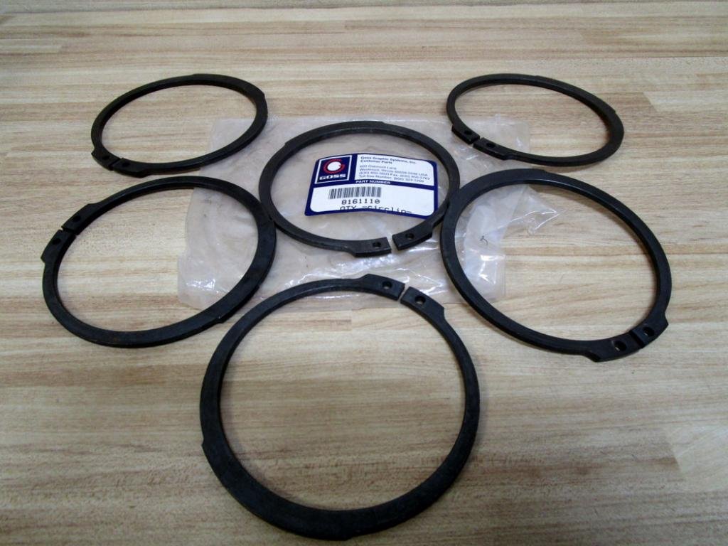 Goss 8161110 Retaining Rings (Pack of 6)