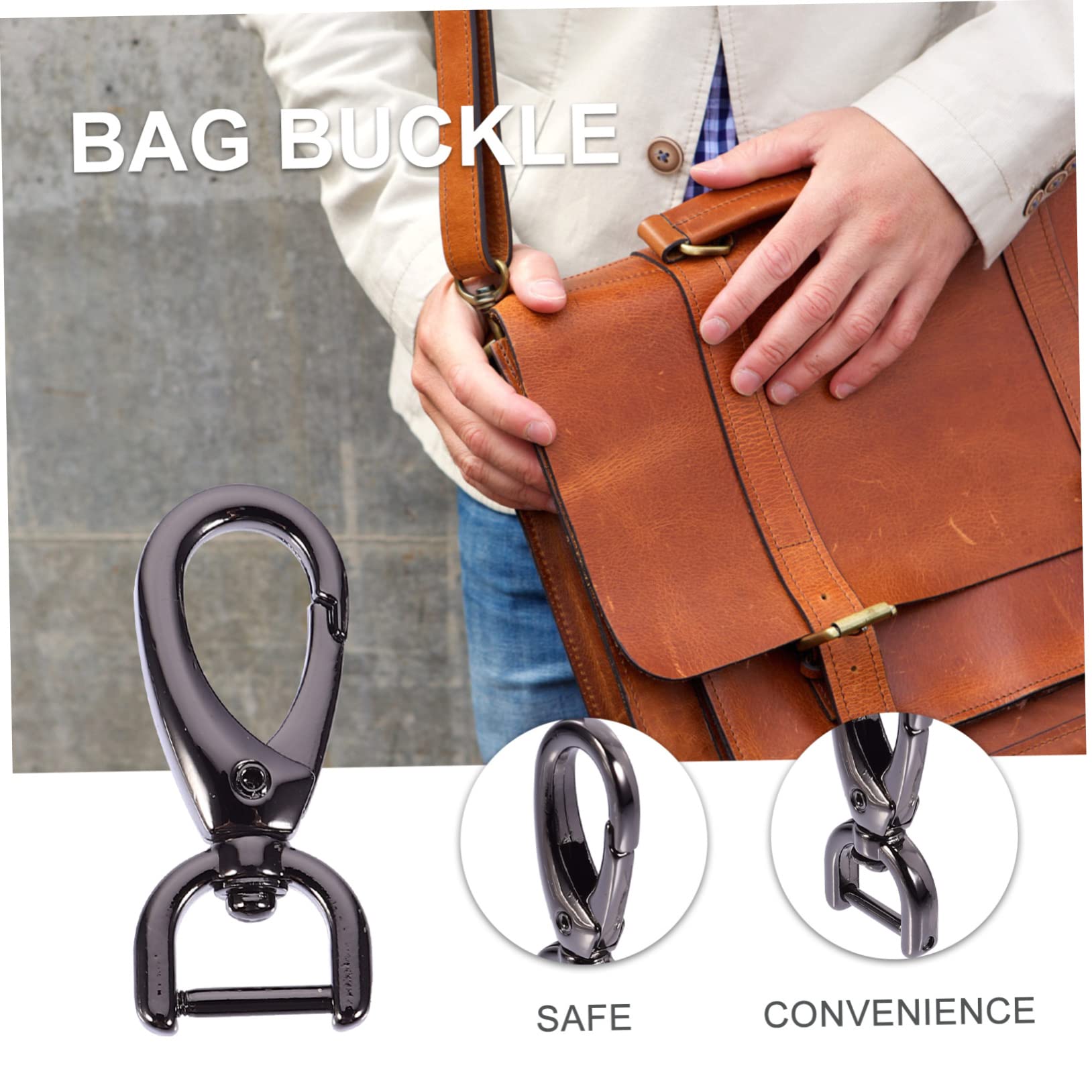 WRITWAA 15stücke Teiliges Taschenverschluss Zubehör Multifunktionale Schnallen Für Umhängetaschen Gepäck Und Schlüsselanhänger Abnehmbar Und Installieren Robustes Material Für