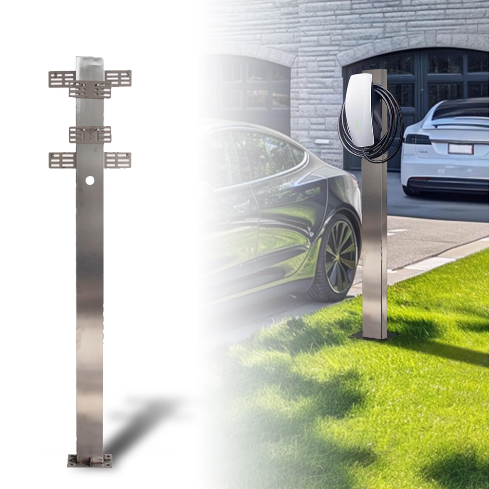 Amazon.co.jp: EV充電器スタンド 、アウトドア充電器スタンド、EV 充電
