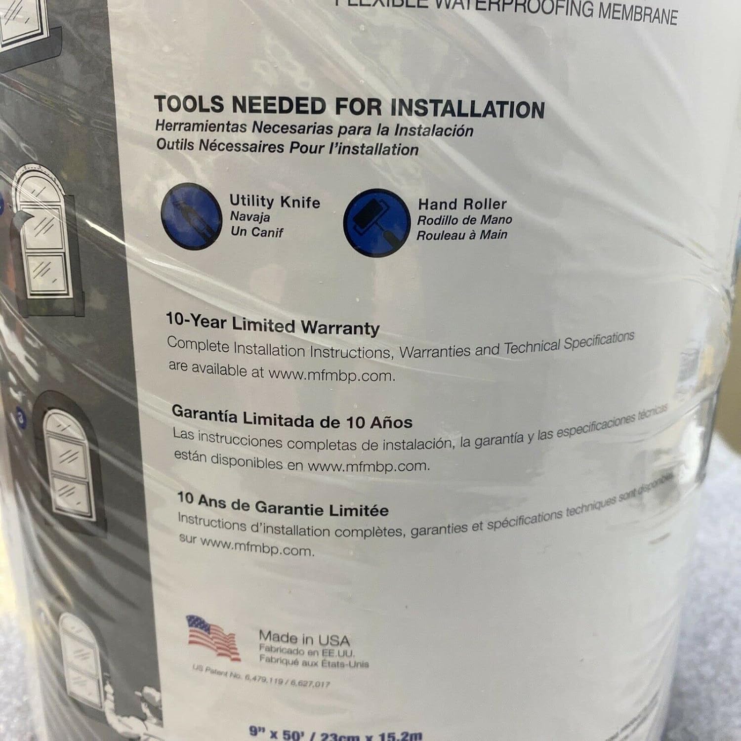 MFM Window Wrap Flex - 9 Inch - Single Roll