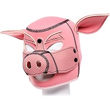 cosplay mask Unisex J Pig Headgear Adult Sex Game Fetish Headgear Animal Pet Headgear Sexy Pig Costume Props