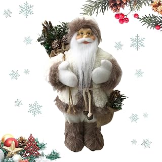 Boneca de pelúcia de Papai Noel, brinquedo de pelúcia | Artigos de festa de feriado, brinquedo de boneca em pé, decorações de Natal, brinquedo de boneca para crianças, presentes de aniversário, decorações de mesa Welts