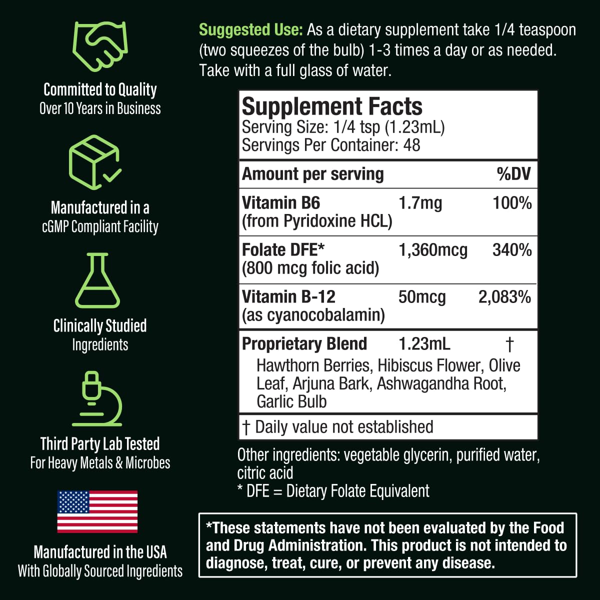 Rejuvica Health CardioVance | Heart Support Liquid Drops | Hawthorn, Hibiscus & Olive Leaf Extract | Supports Healthy Blood Pressure & Circulation | Fast-Absorbing Herbal Formula | 1+ Month Supply — Amazon image 9