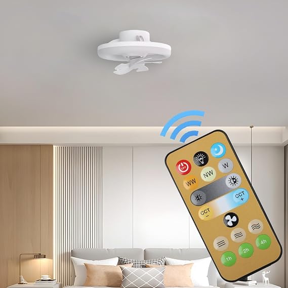 2Pcs E27 Ceiling Fan Remote Control,Replacement For Fan Light With Adjustable And Brightness,Plastic Controller For Bedroom Living Room