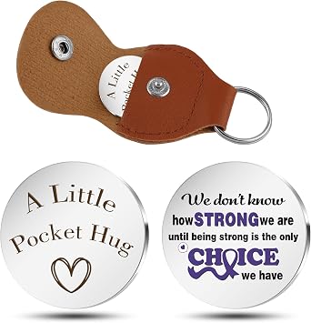 Pocket Hug Inspirational Gifts for Women Men Cancer Chrsitmas Gifts for Patients Survivors Stocking Stuffers