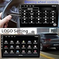 Vista 3 de Binize - 2 Din 10 pulgadas, estéreo radio para automóvil,Android 10, Bluetooth, Navegación, WiFi, Car Play, Android Auto, AM, FM, OBD