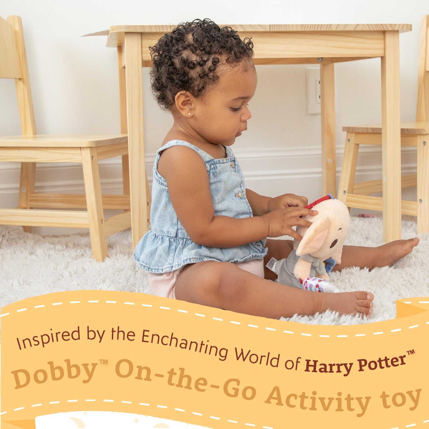 Kids Preferred Harry Potter Dobby On the Go Activity Toy for Newborns and Babies image 2