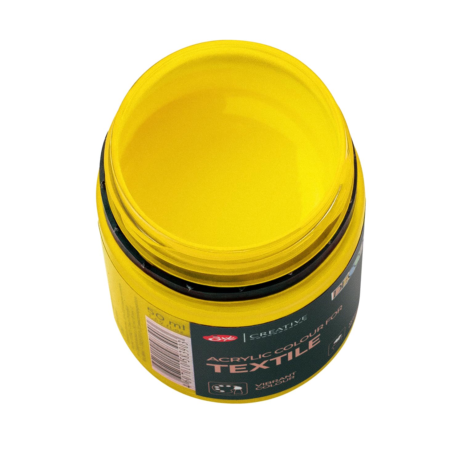 Decola - Yellow Classic Textile Colour 50ml - Image 2