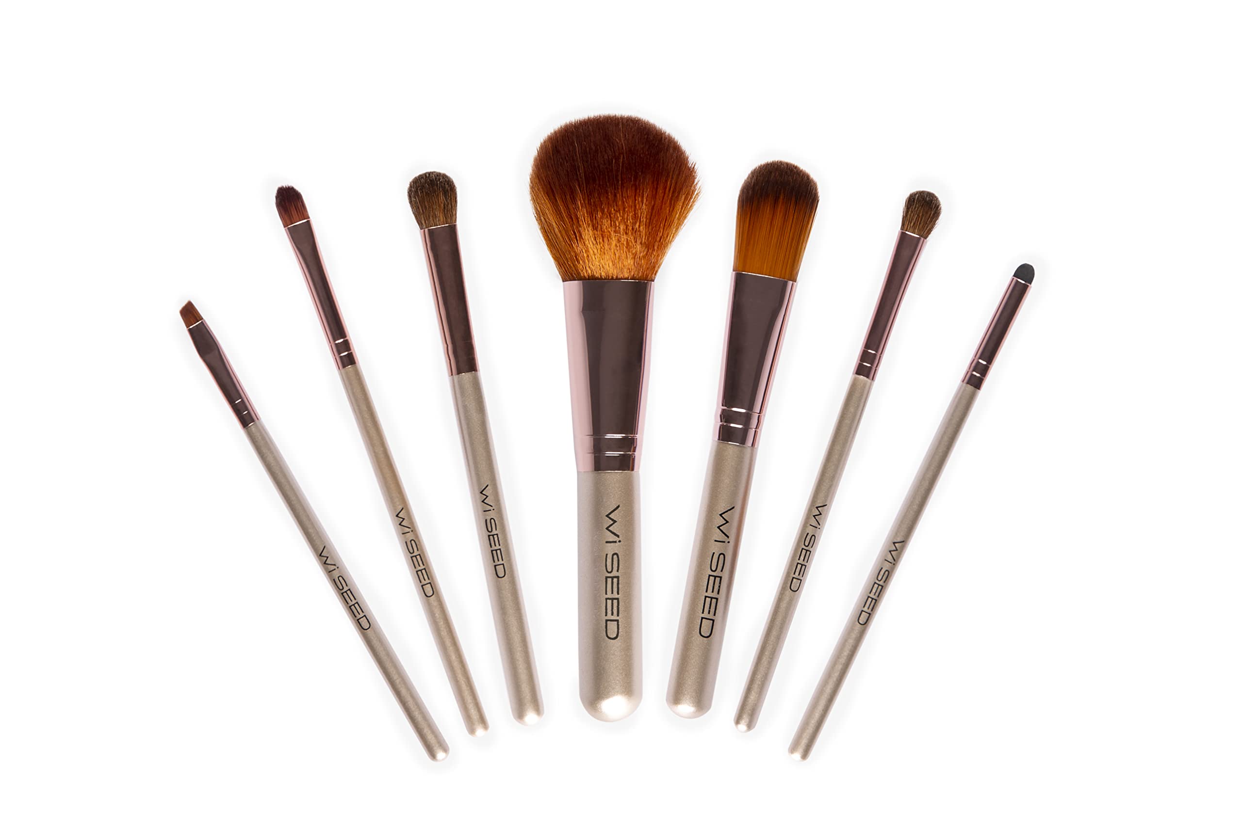 Nu Colour フェイスブラシセット、12本セット Amazon.co.jp: アウトレット WiSEED メイクブラシセット 7本 柔らかい