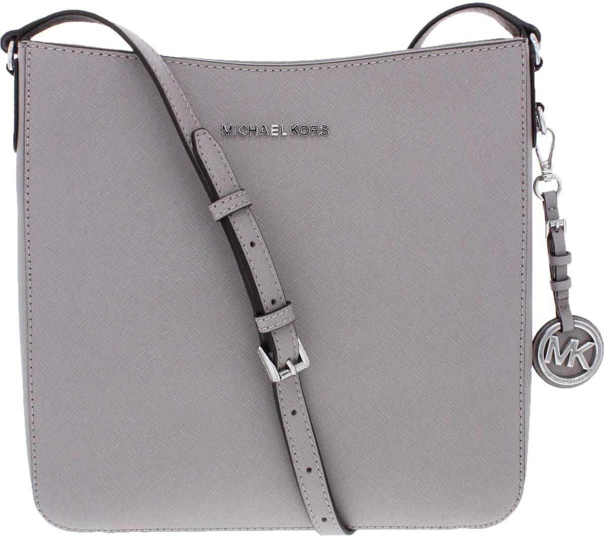 MICHAEL Michael Kors Jet Set Travel Lg Messenger Pearl Grey One Size