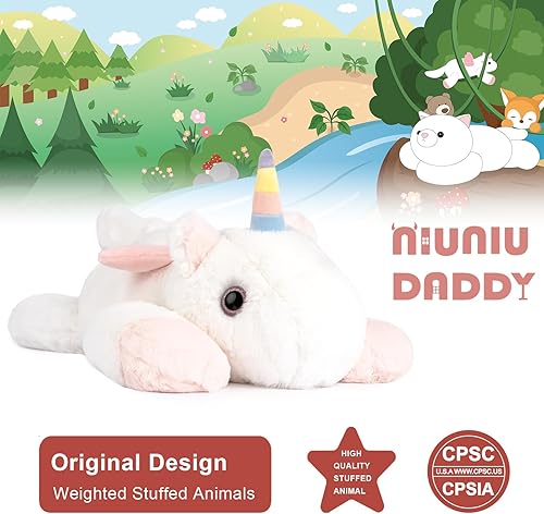 Miniatura 170 de Niuniu Daddy - Peluche con peso de perezoso para la ansiedad, almohada grande de 20 pulgadas para niños y adultos, juguete tierno como regalo