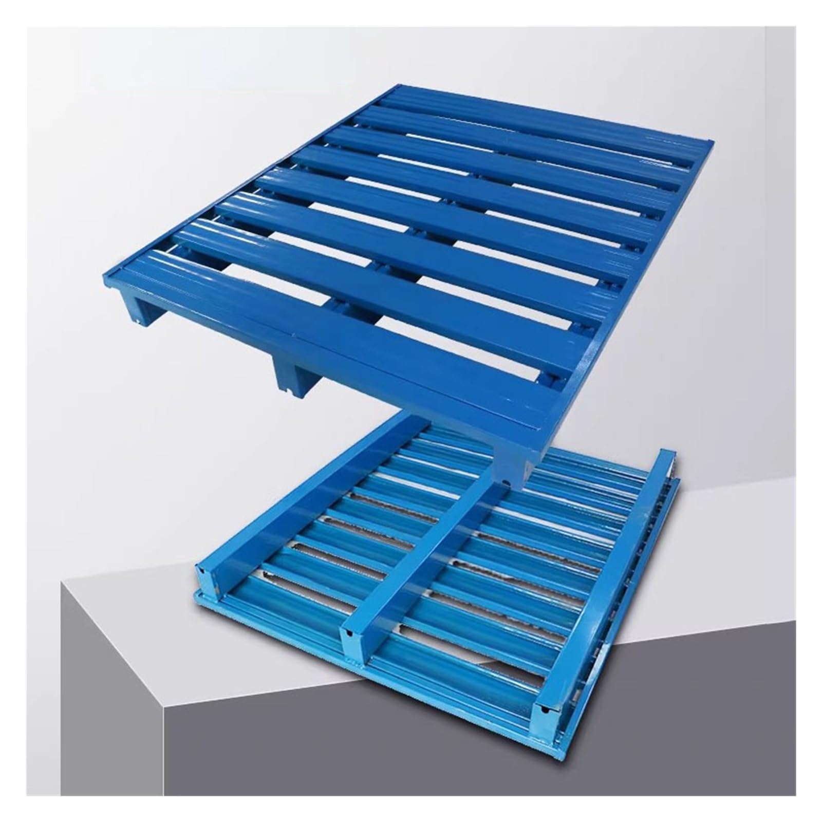 Carretilla Elevadora De Acero Paletas De Hierro, Estanterías De Almacenamiento De Alta Resistencia Paletas De Hierro Almacén Logístico Columpio Paleta De Metal Paletas(1x1m)