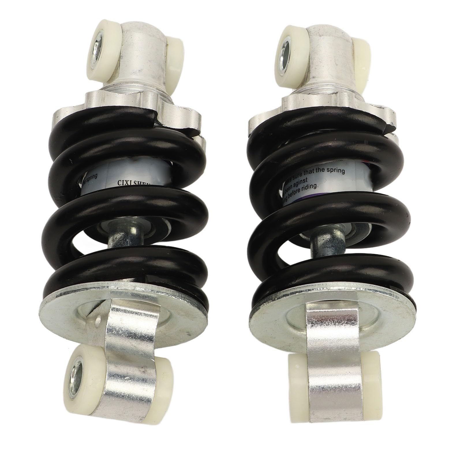 Aramox Amortisseurs à Ressort, 100mm, 1500lbs, 2 Pièces pour Mini Moto, ATV, Pocket Bike, Scooter 47-49, Amélioration de la Suspension