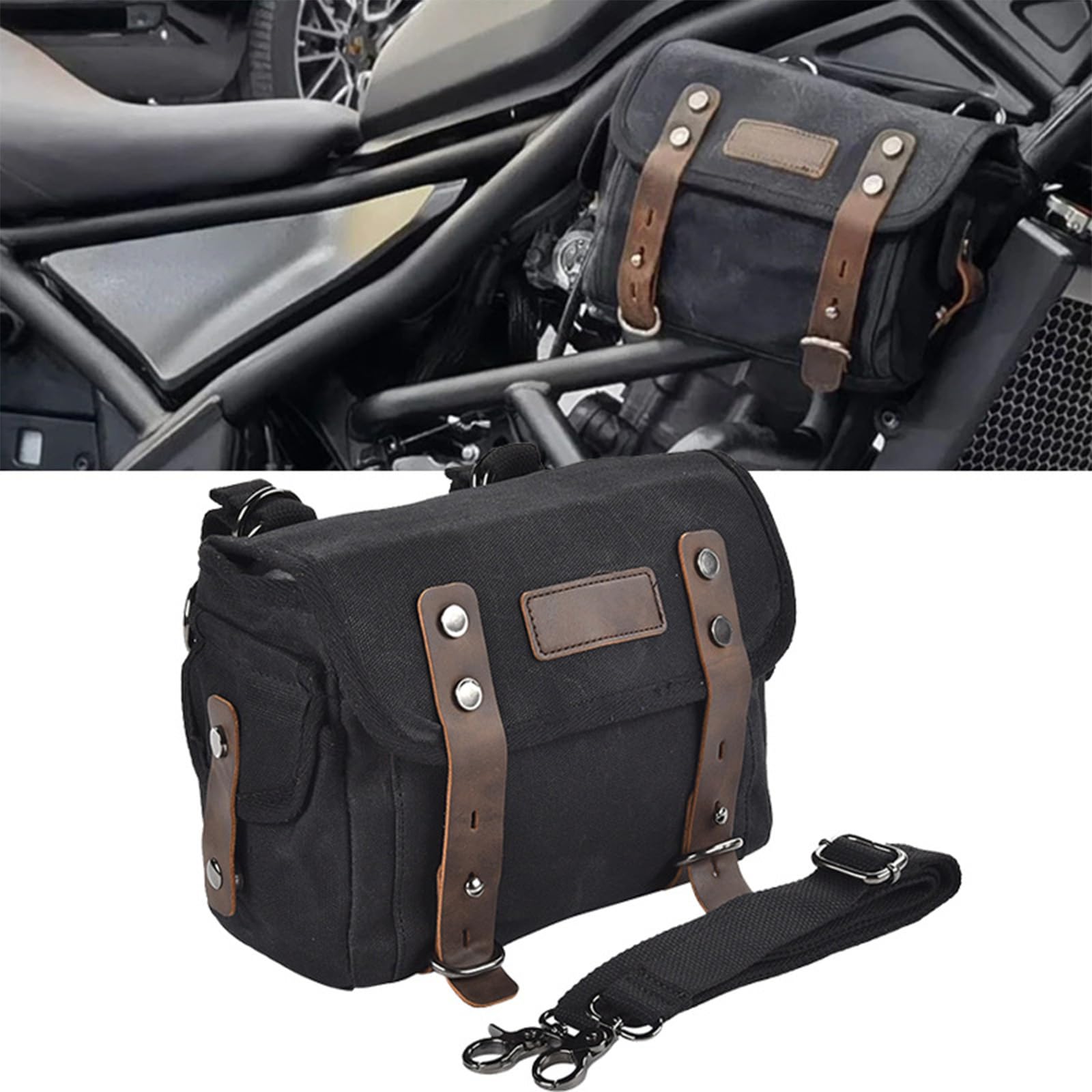 Borsa Moto Staccabile e Laterale per Bicicletta