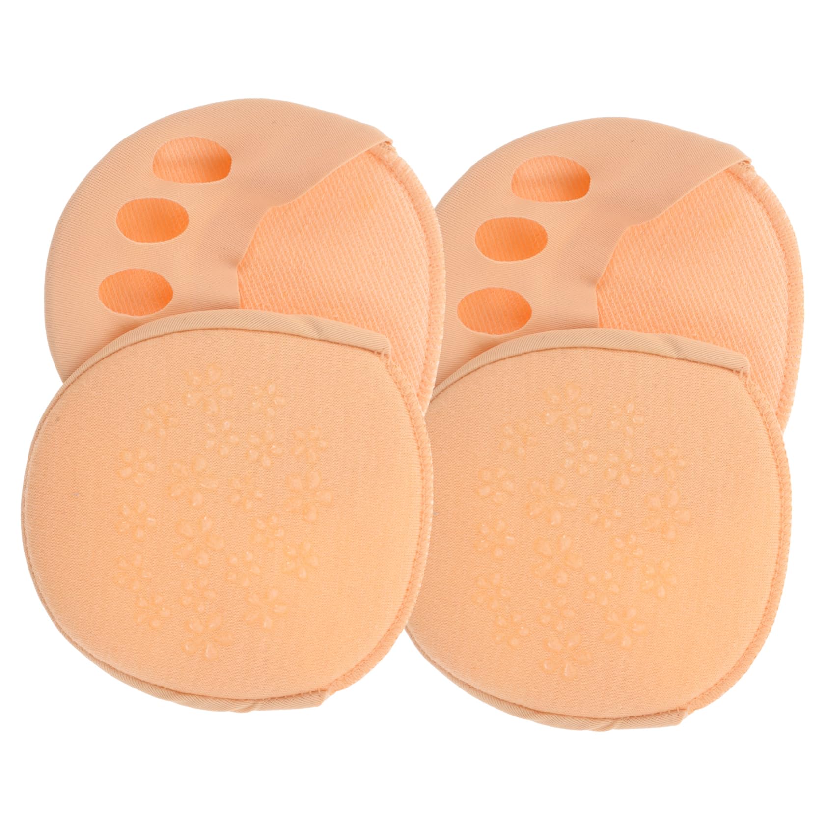 NOLITOY Ergonomic Fit Half Palm Socks Women Toeless Socks Non Invisible Toe Socks Pack