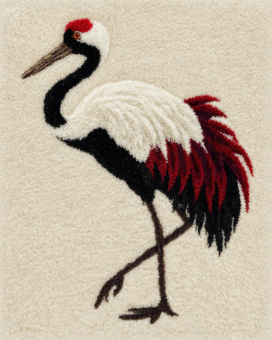 AMBATTERY Carpet Latch Hook Kit Cartoon Bird 55x75cm