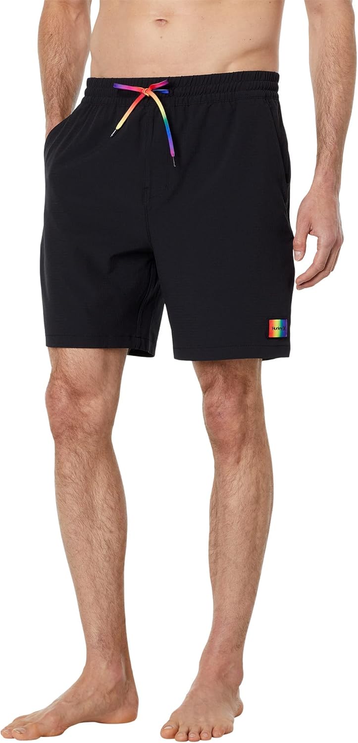 Hurley Zuma II Pride 18" Volley Black MD (32-33" Waist)