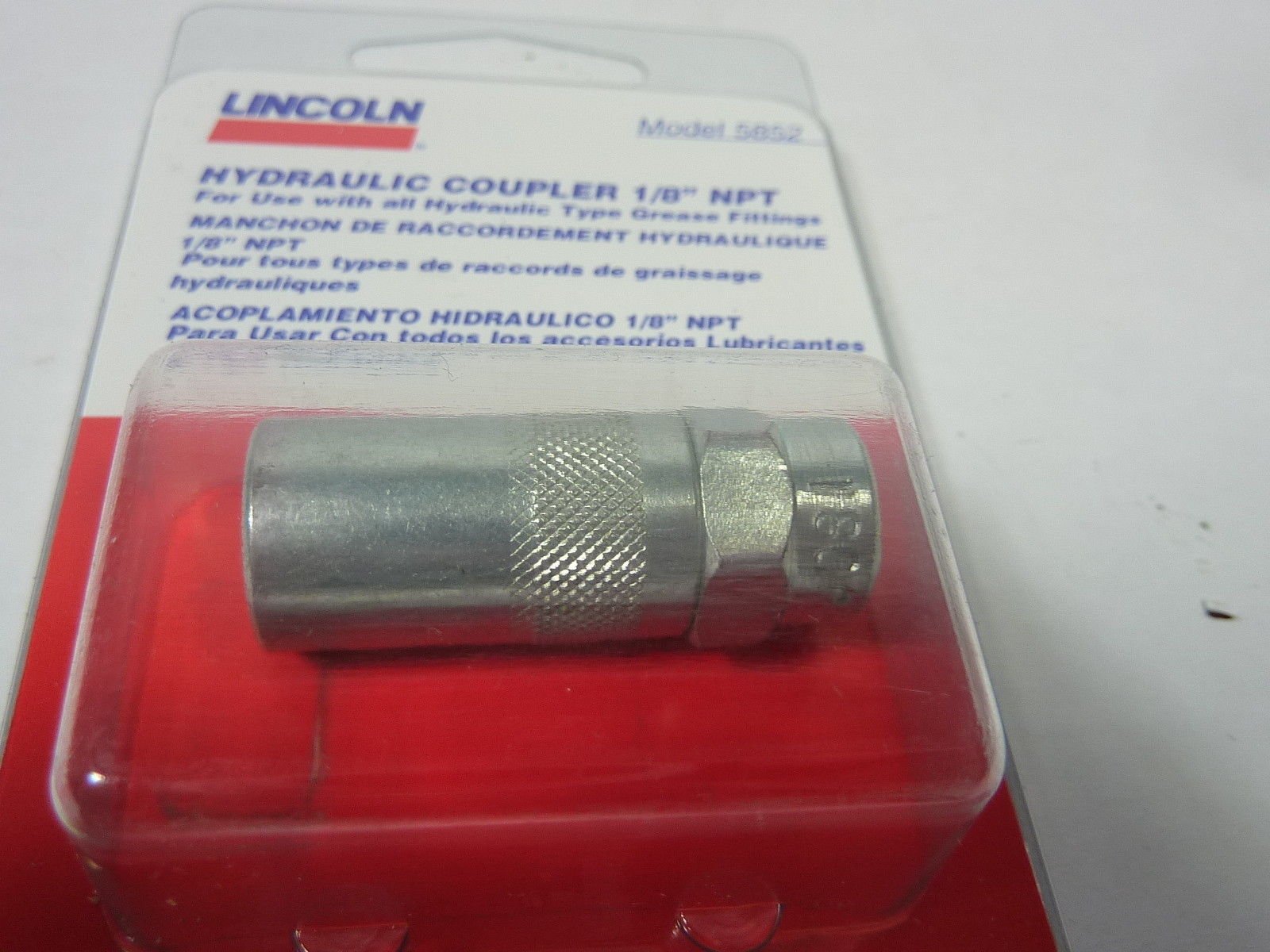 LockNLube Grease Gun Coupler XL Extra reach for recessed grease