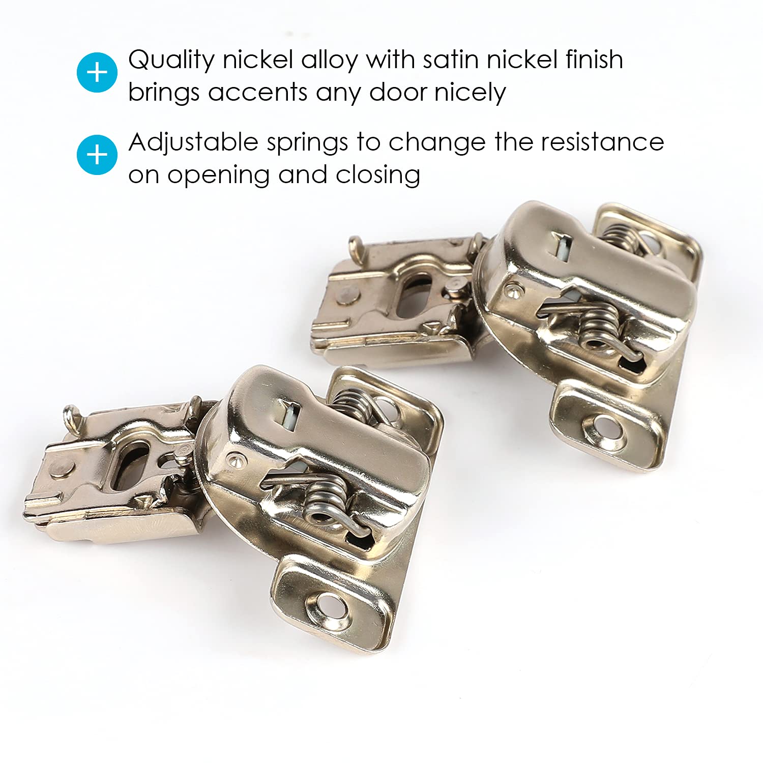 Buy Houseables Soft Close Hinges, Kitchen Cupboard Hinge, 2.25