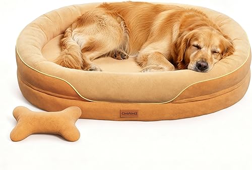Miniatura 18 de Cama ortopédica XL para perro, cama extragrande para perros, sofá para perros de gran tamaño con refuerzos envolventes completos, cama refrescante