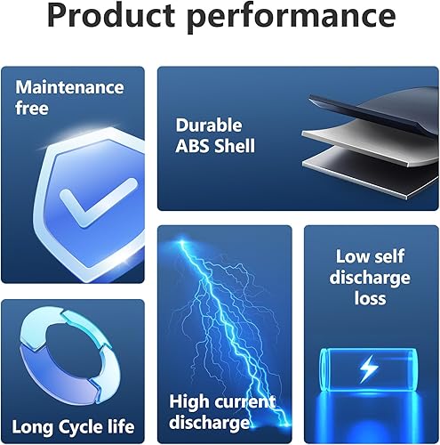 Miniatura 25 de Miady Batería de plomo ácido sellada recargable de 12V 7Ah (1 paquete)