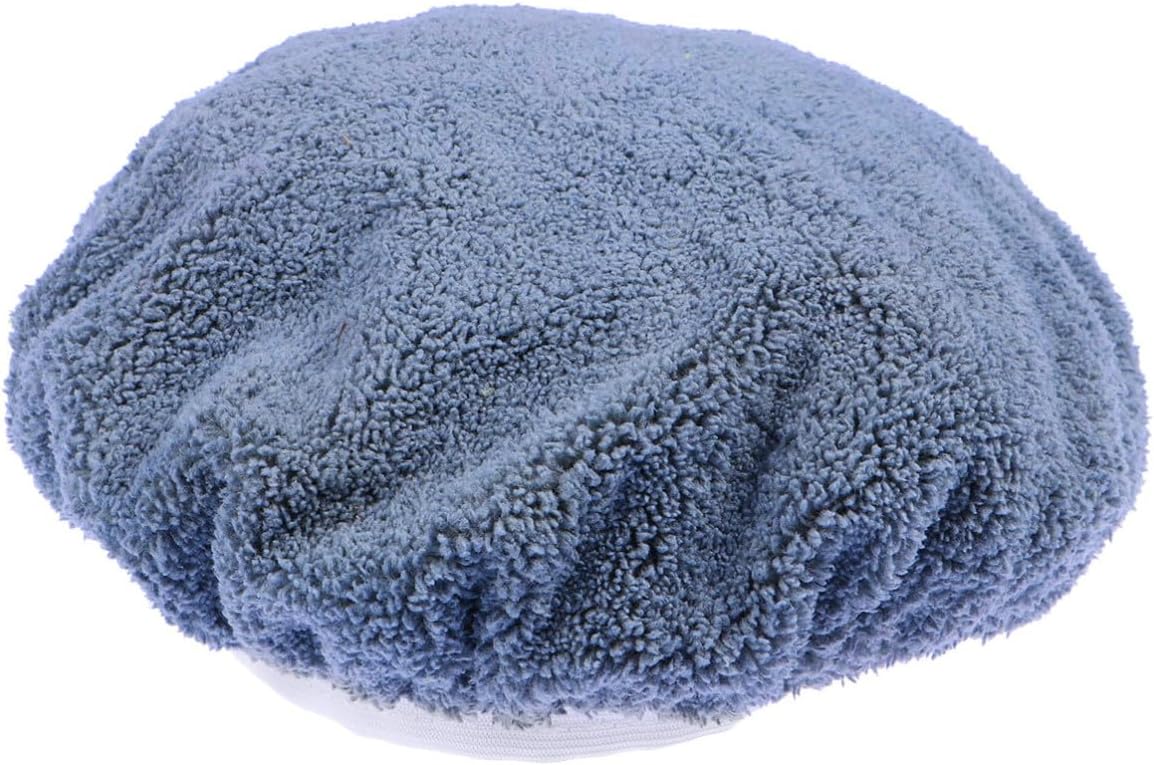 5 Pcs Coral Fleece Wax Applicator Bonnets 9-10 Inch for Polishing