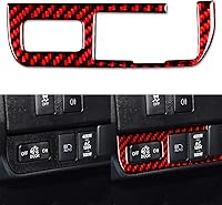 Vista 1 de NVCNX Real Premium Fibra de carbono compatible con Toyota Tacoma 2016-2017 Accesorios Car Dash Bed Interruptor de luz Panel Panel Cubierta