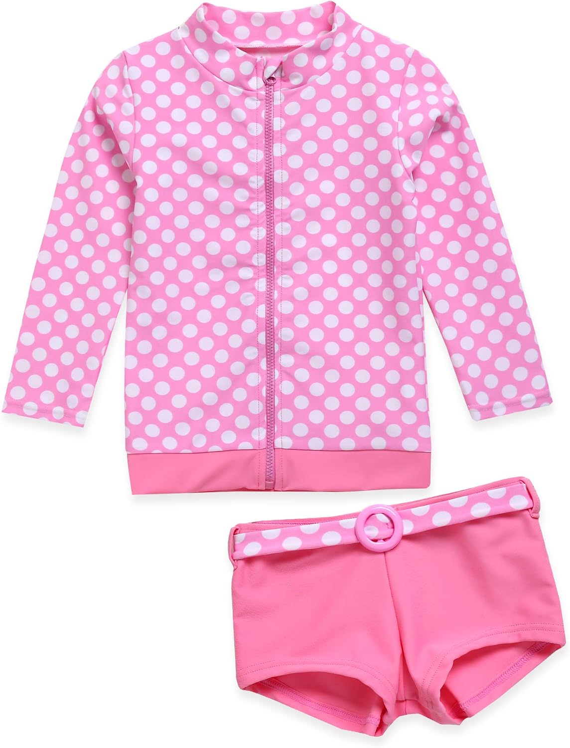 VAENAIT BABY Girls Rash Guard Swimsuit UPF 50+ Long Sleeve Toddler Bathing Suit Ribbon Stawberry Floral Fruit for 2~8Years