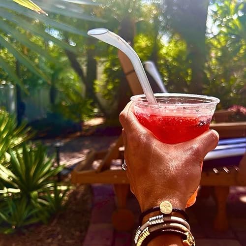 Pajita antienvejecimiento sin arrugas, paquete de 2 unidades Tiktok Instagram ergonómico, sin BPA, reutilizable, apto para lavavajillas