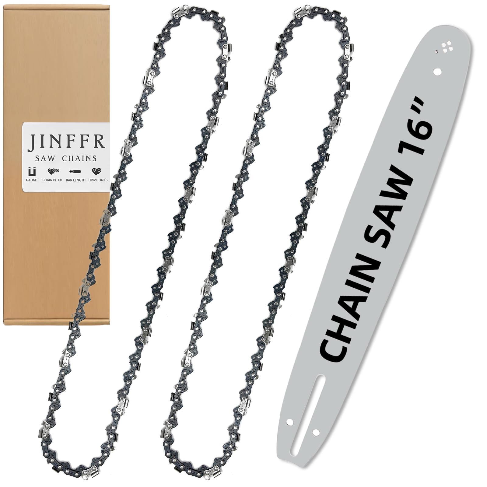 5 Pack 18 Inch Chainsaw Chains Fits Stihl .325" Pitch .063" Gauge 68 Drive Links, Fits Stihl (PRE 2023 .063" Gauge) MS251, 025, MS 230, MS250, V68, L68 (5 Chains) — view 19