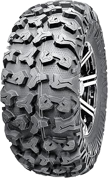 Wolfpack P3036 28X10.00-14 Mud Terrain 12 Ply All Season Run Flat Bias Tire | ATV & UTV Mud Terrain All Season Traction 12 Ply Bias Construction Black Sidewall Tire