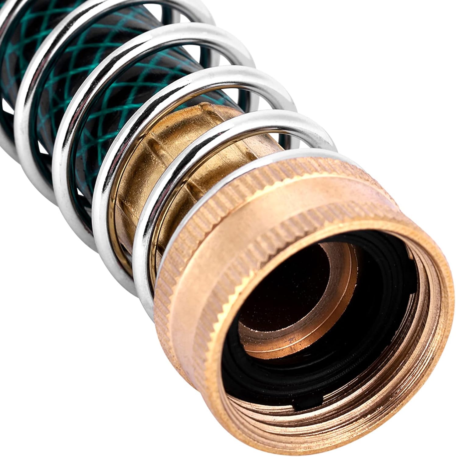 Extension Hose Connector for Garden Tap, Spring Coil Protector, Irrigation Adjustment Accessory