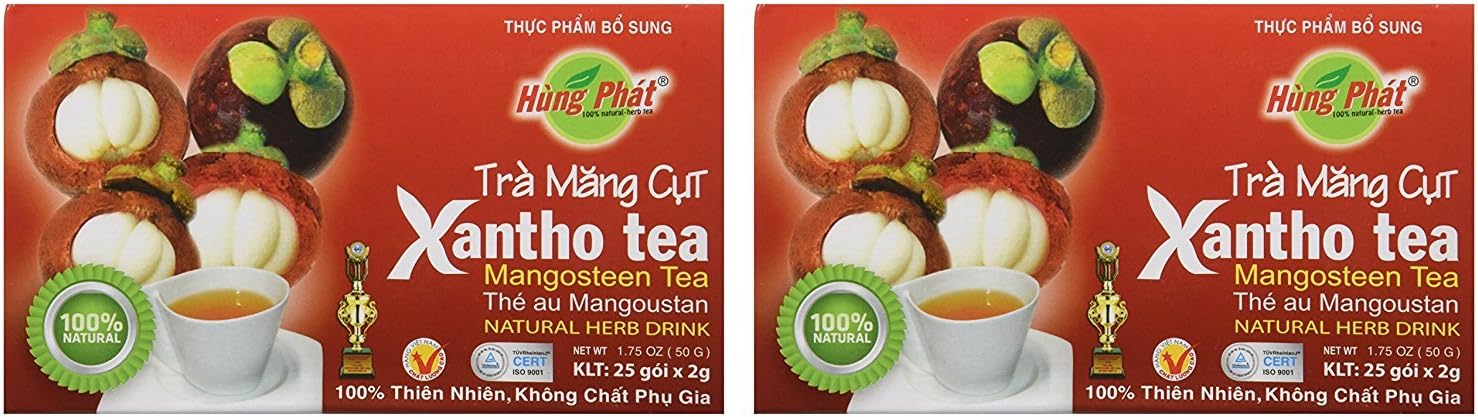 Hung Phat Tea - 25 Bags (Mangosteen (Xantho) Tea)