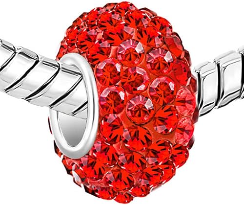 Miniatura 2 de CharmSStory 925 Cristal sintético para pulsera de dijes, con piedra de nacimiento imitada de enero a diciembre, chapado en plata