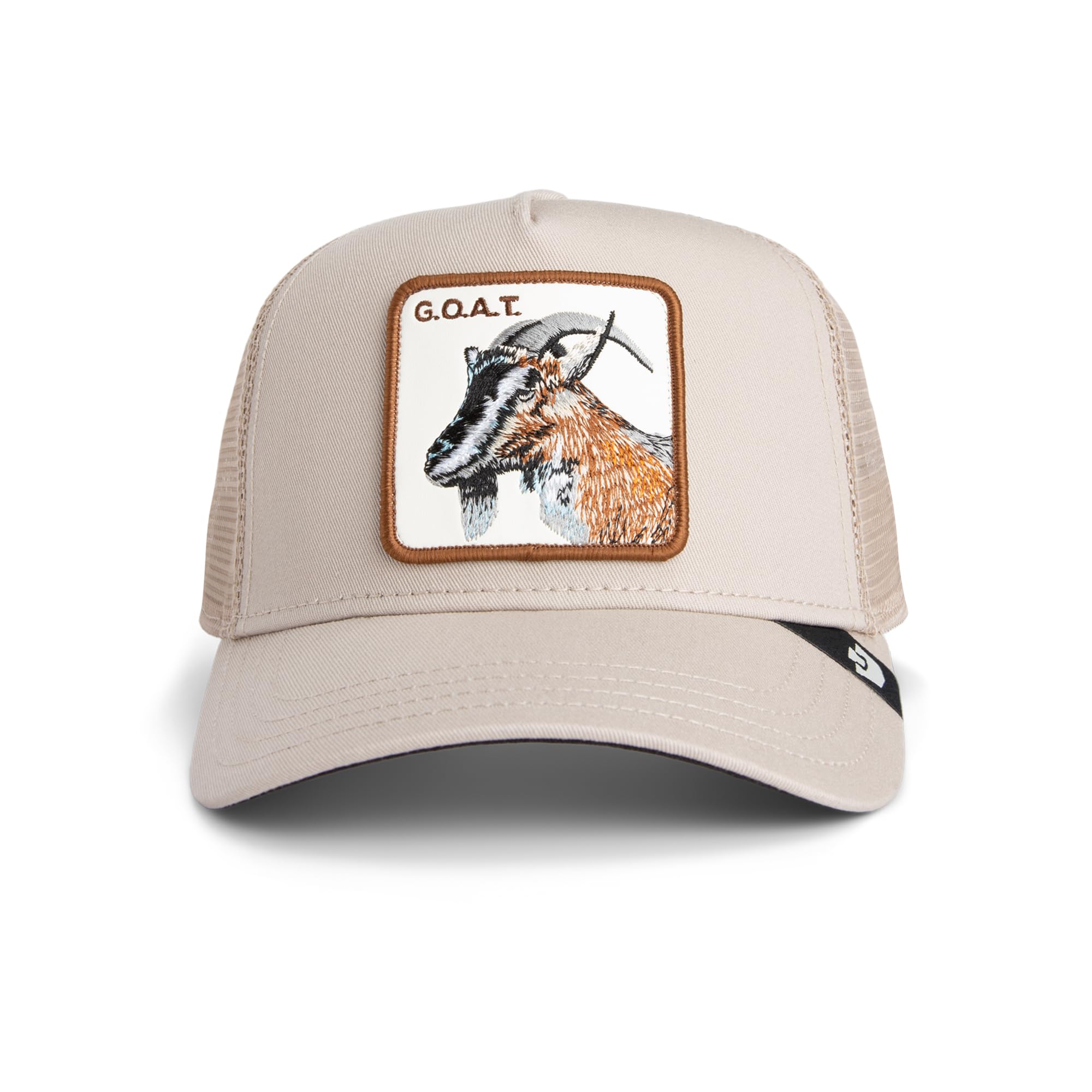 Trucker Cap Goat Biscuit Beige, Size: One Size