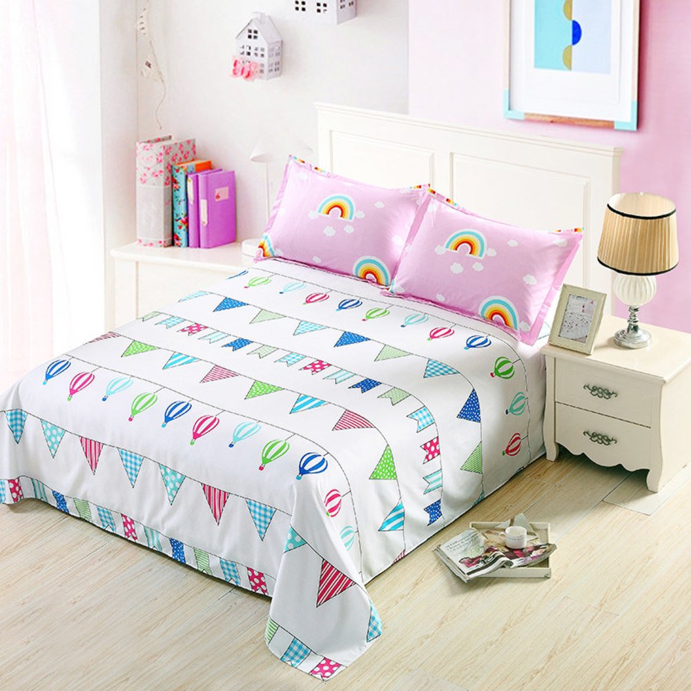 Feuille de dessin animé pour enfants au format unique double-D 230x230cm ultra doux