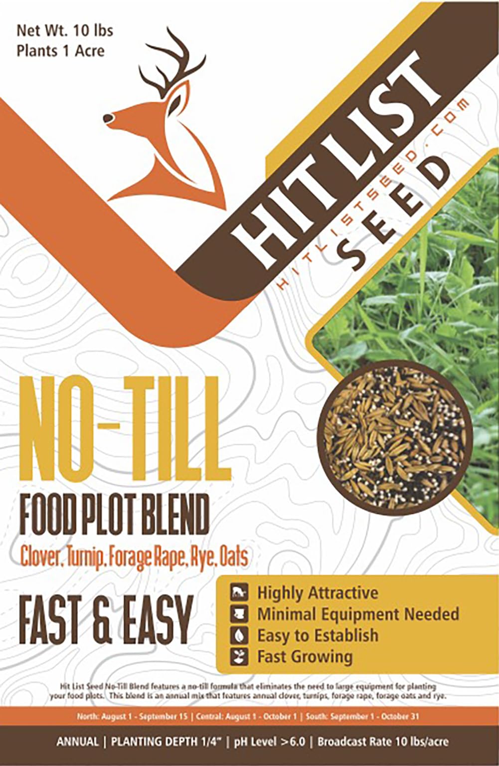 No Till Annual Mix Food Plot Seed