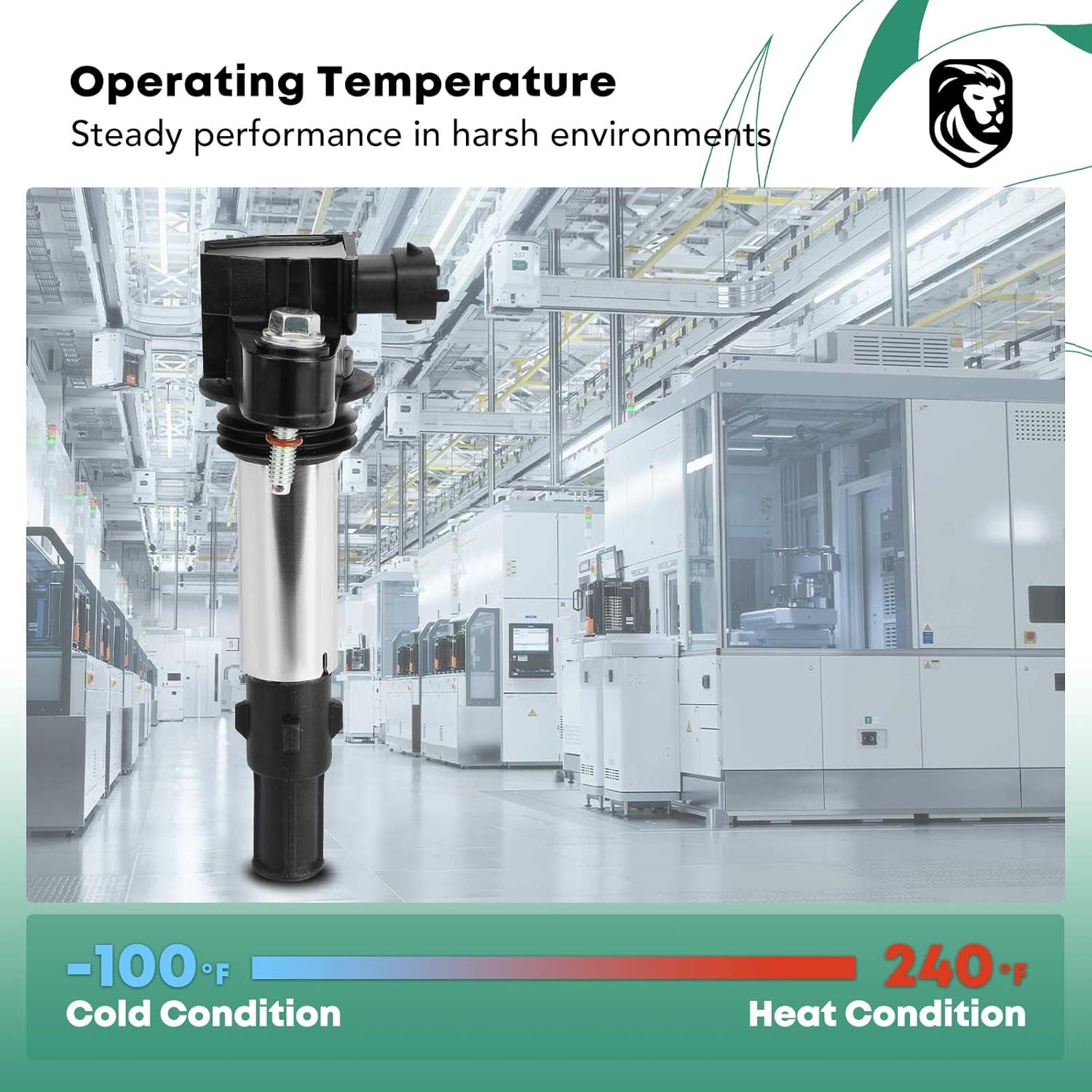 YHTAUTO Set of 6 Ignition Coil Pack Replacement for Chevrolet Traverse, Vectra & GMC Acadia & Buick Enclave, LaCrosse, Allure, Rendezvous & Cadillac SRX, CTS & Saab 9-3 & Saturn Outlook 2.8L 3.6L V6