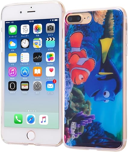 Amazon Co Jp Iphone 7 Plus ケース ディズニー 名場面シリーズ Tpuケース 背面パネル ファインディング ニモ3 家電 カメラ