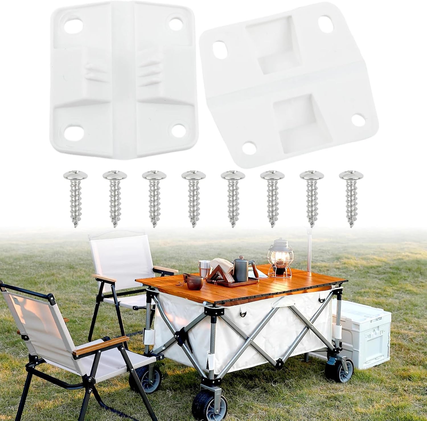 Overlay Cabinet Hinges Concealed Door Hinges 2pcs Plastic Hinges Incubator Portable Ice Coolers with 8pcs Stainless Screws for Plastic Hinge Set Replacement