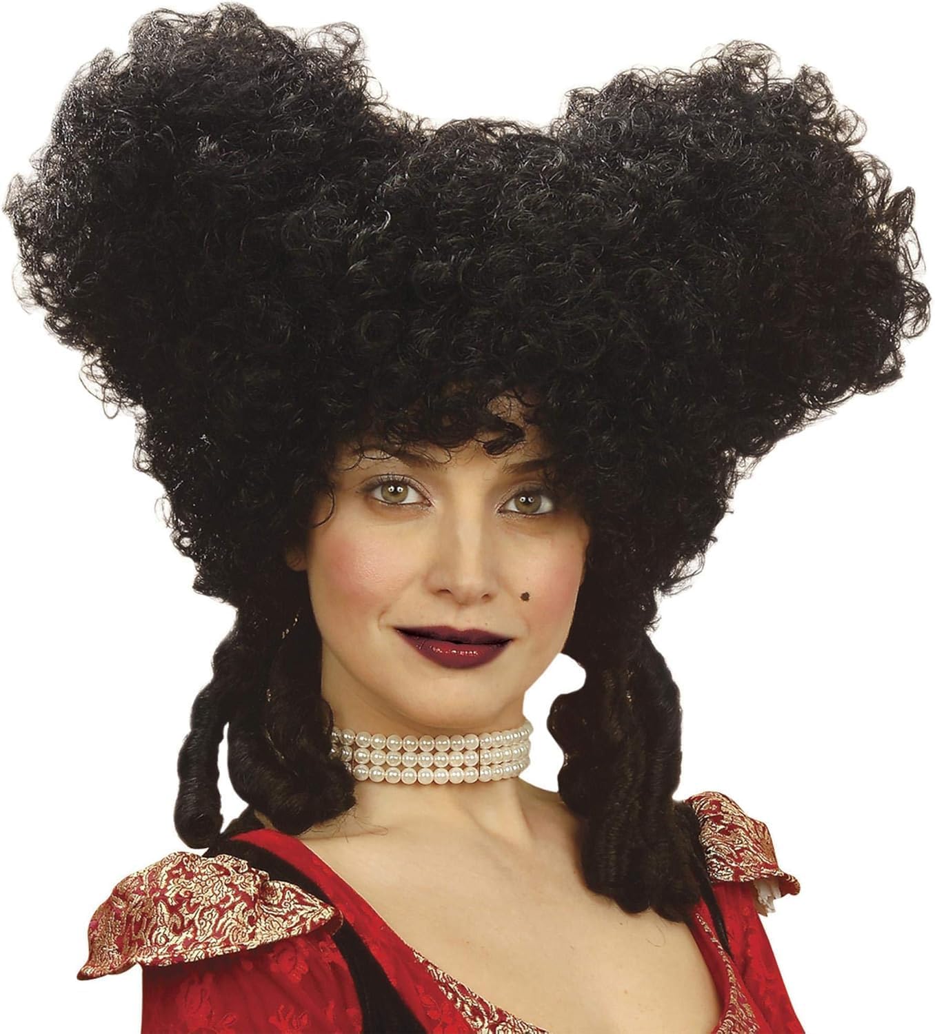 Ladies Baroque Noblewoman Black Wig for Hair Accessory Fancy Dress