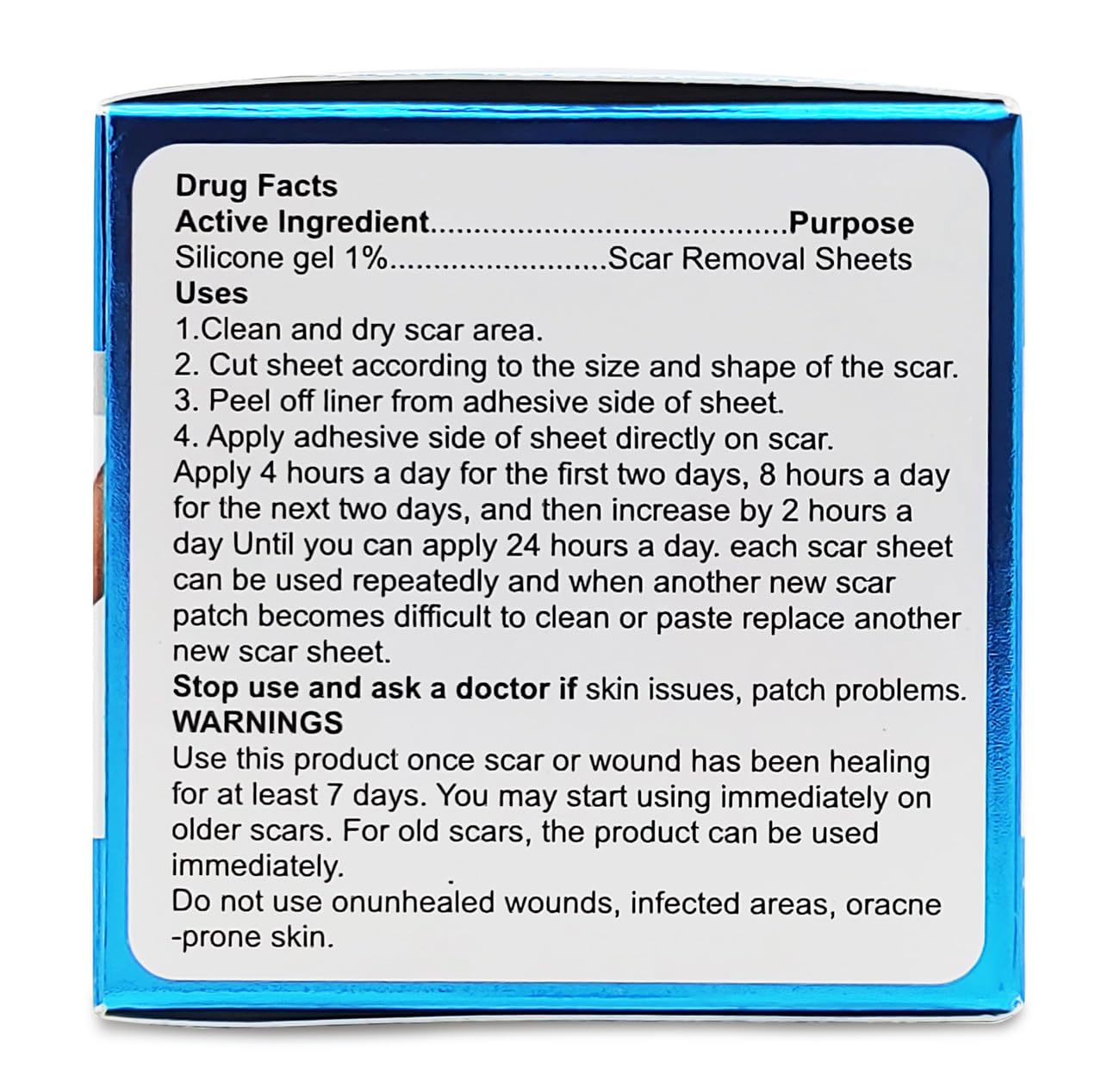 Medical Grade Silicone Scar Sheets (1.6"x60" Roll) with NDC - Breathable & Adjustable Strips for Surgical, C-Section, Burn & Hypertrophic Scars - Image 8