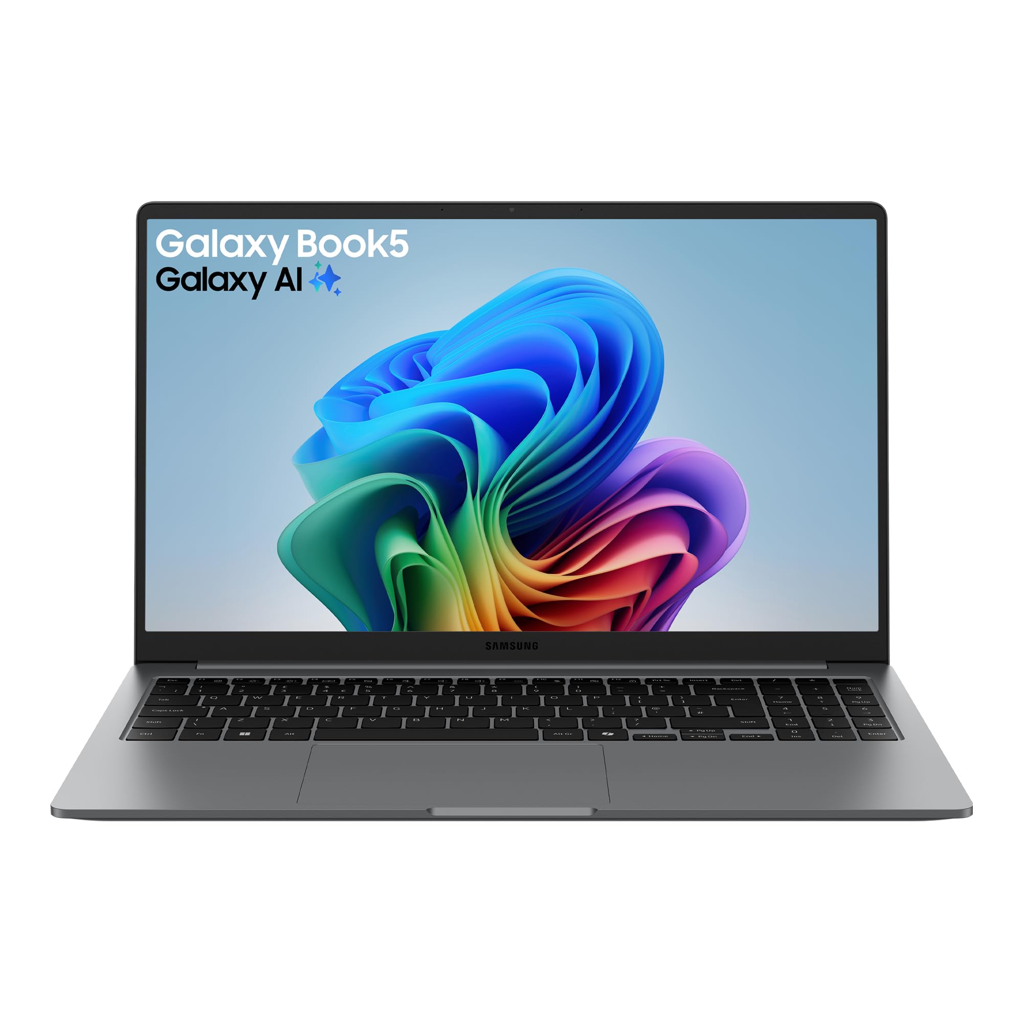 Samsung Samsung Galaxy Book5 AI Laptop, 15.6" Display, Intel Core Ultra 7 Processor, 16GB Memory, 512GB Storage, Titan Grey