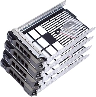 Pack-4, Hard Drive Tray Caddy for Dell Poweredge Series 11/12/13 Generation Models 3.5" SAS/SATA R320 R430, R530, R730, T430, T630, R420, R520, R720, T420, T620, R410, R510, R710, T410, T610 T710