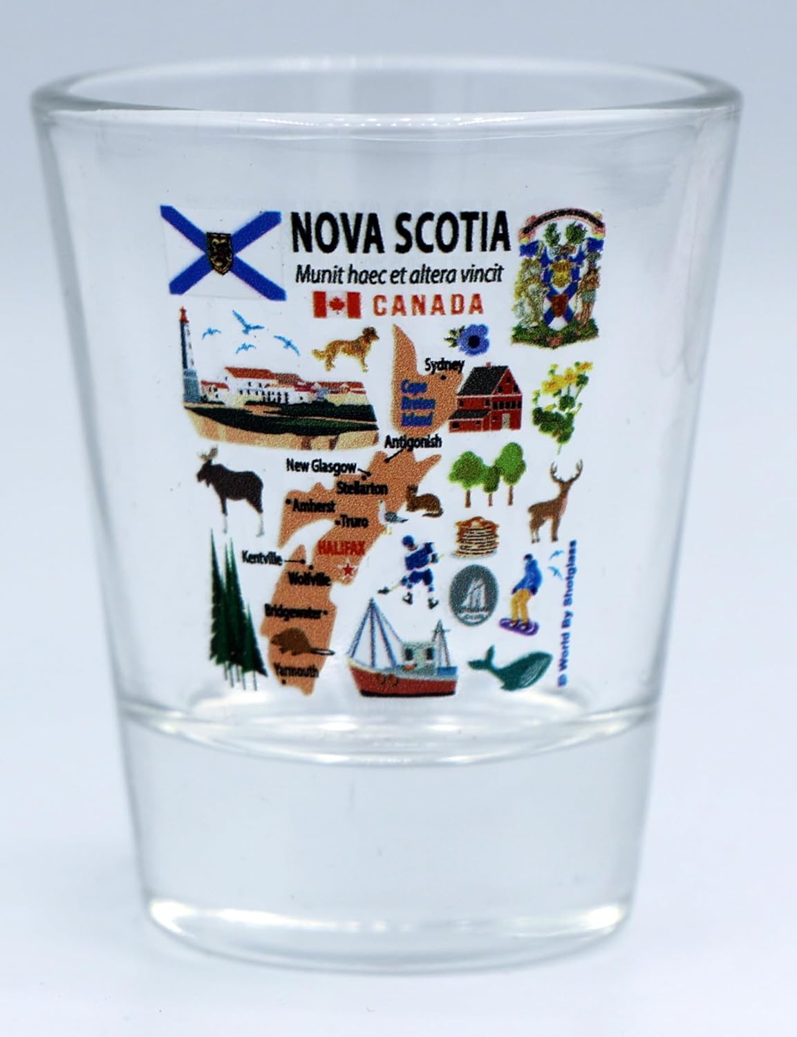 Canada Provinces Souvenir Boxed Shot Glass Set (Set of 6)